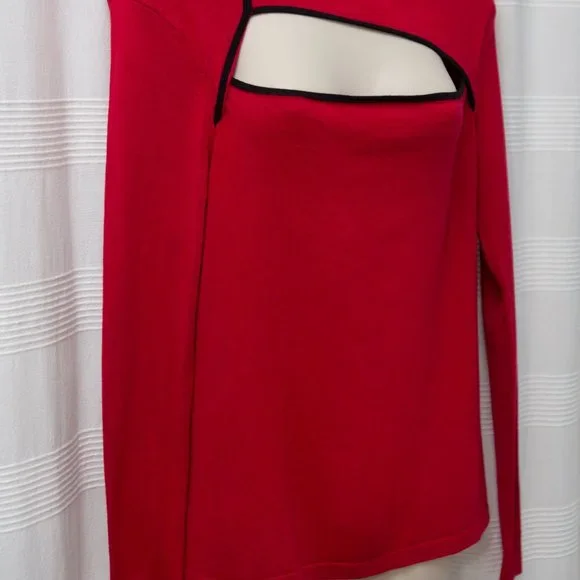 NY&Co Asymmetrical Cutout Sweater - Picture 2 of 4